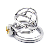 cage a penis inox courte