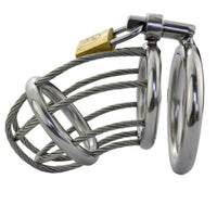 Cage de Chasteté Métal Sexe Impitoyable