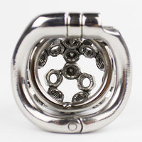 cage de chastete metal extreme en acier inox