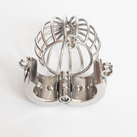 Cage de Chasteté Métal pendentif scrotum longue de 85 mm