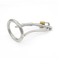cage chasteté avec tige uretre en métal