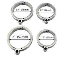 Cage de Chasteté métal pour pénis de 8 à 9 cm