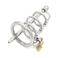 Cage de chasteté urétrale pour pénis de 12 à 13,5 cm
