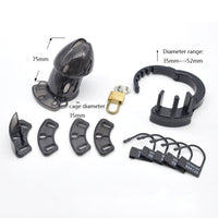 Cage de Chasteté Silicone Anneau Reglable