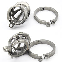 Cage de Chasteté métal pour pénis de 8 à 9 cm