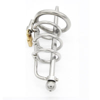 Cage de chasteté urétrale pour pénis de 12 à 13,5 cm
