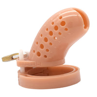 cage de chasteté plastique long 10 cm chair