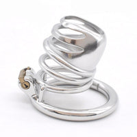Cage de Chasteté Métal Rhino pour pénis de 4,5 à 5,5 cm