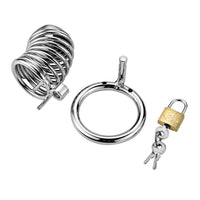 cage de chastete stricte anneau