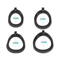 Cage de chasteté Plastique multi-taille pour pénis de 5,5 à 11,5 cm