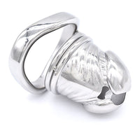 Cage de Chasteté Métal pour pénis de 3,5 à 4 cm