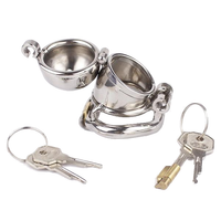 cage de chasteté métal fermée homme avec clé