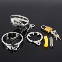 cage chastete peau de serpent cadenas