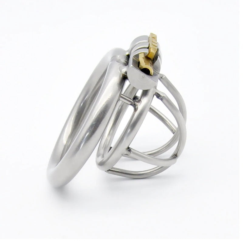 Cage de Chasteté Métal  Soumission Prolongé 28mm