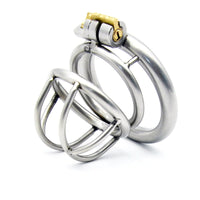 Cage de Chasteté Métal Soumission Prolongé 4 cm