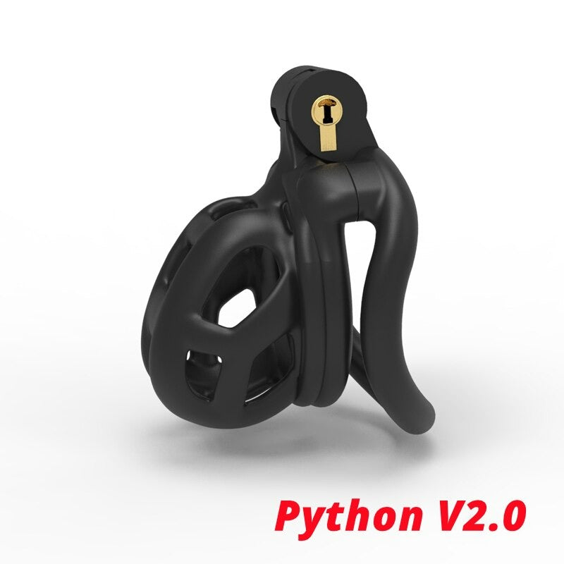 Cage de Chasteté Plastique  Python 5 à 10 cm